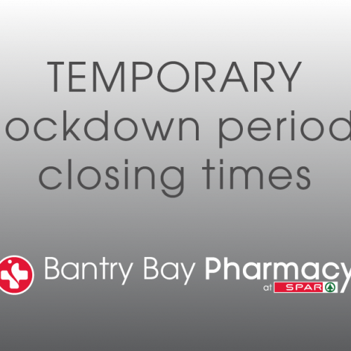 Lockdown closing times