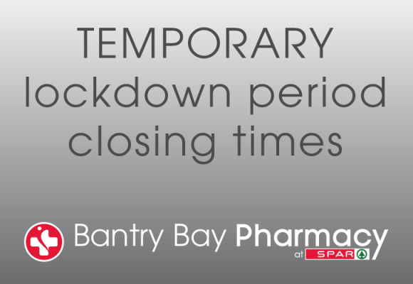 Lockdown closing times